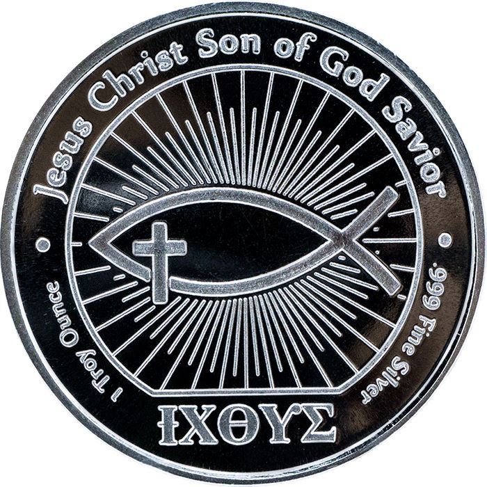 Ichthus 1 oz Silver Round (.999 Pure)