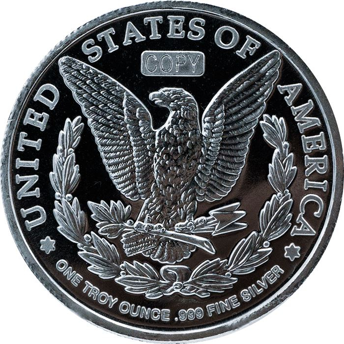 1 oz Silver Round | Morgan Dollar Design (.999 Pure)