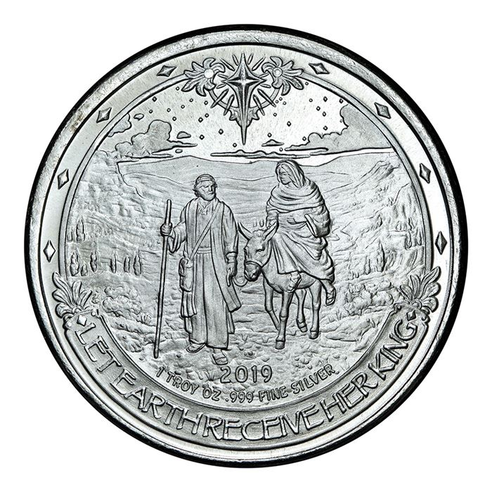 2019 Nativity 1 oz Silver Round (.999 Pure)