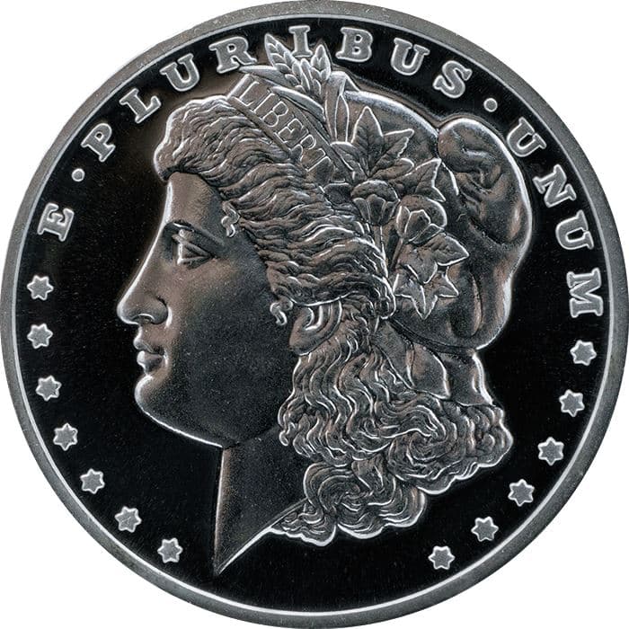 1 oz Silver Round | Morgan Dollar Design (.999 Pure)