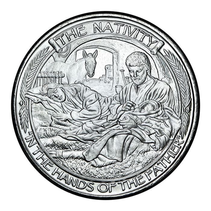 2019 Nativity 1 oz Silver Round (.999 Pure)